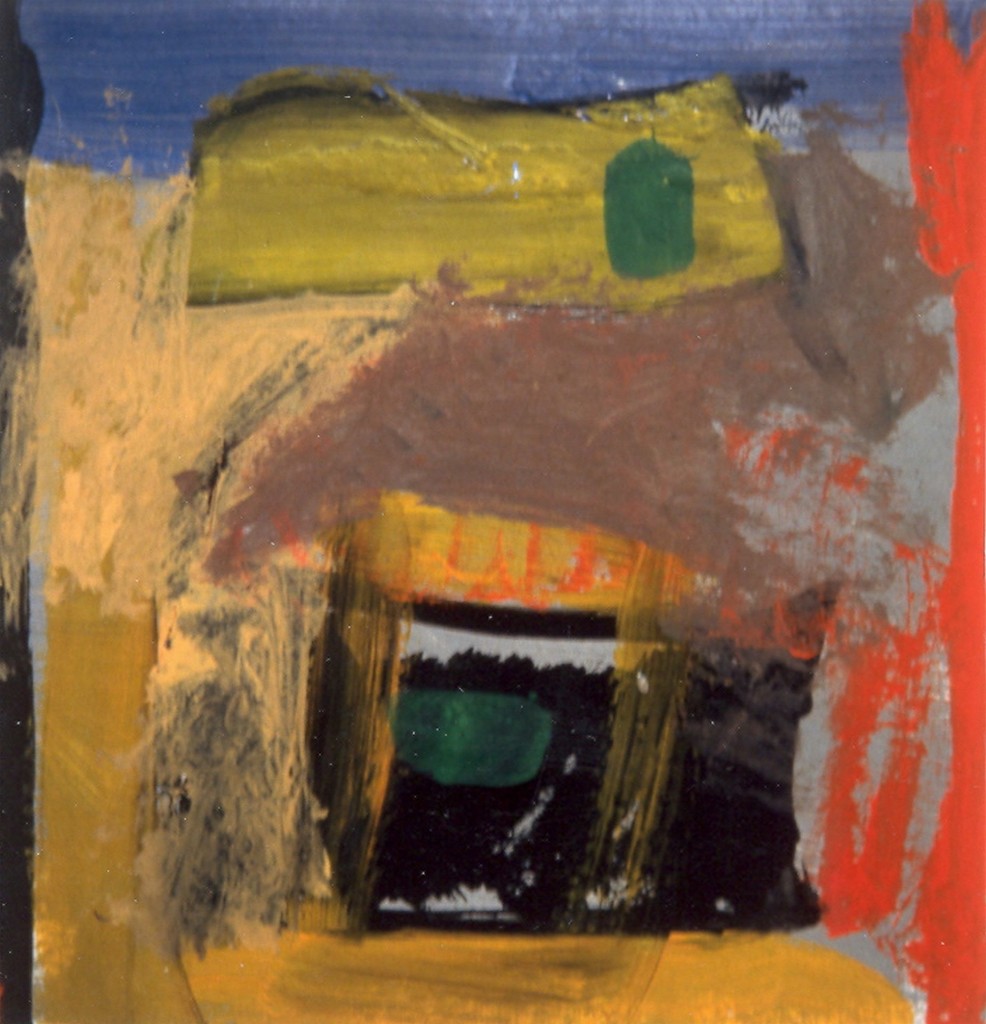 zonder titel, 1986-01 (gouache, 34 x 34 cm)