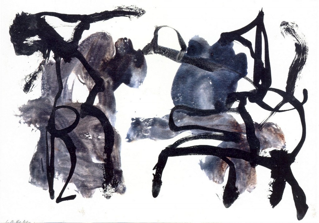 zonder titel, 1995-06 (gouache, 34 x 42 cm)